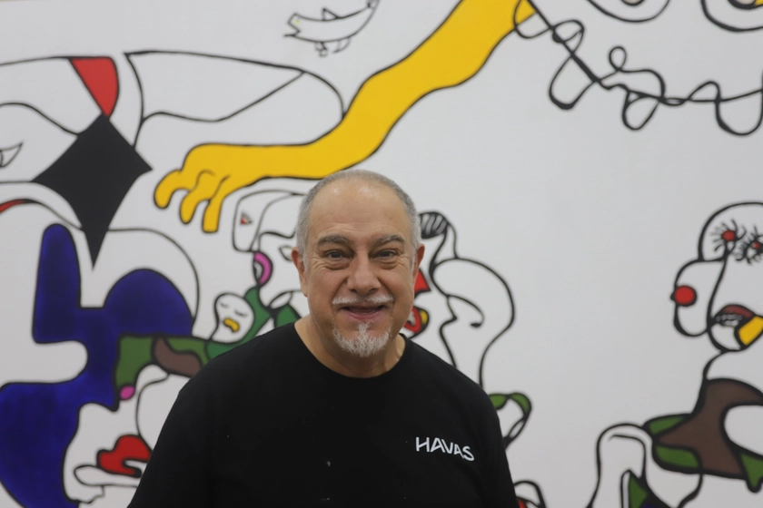 ‘I Believe God Is With Ukraine.’ The Artist from London Works in Bucha
