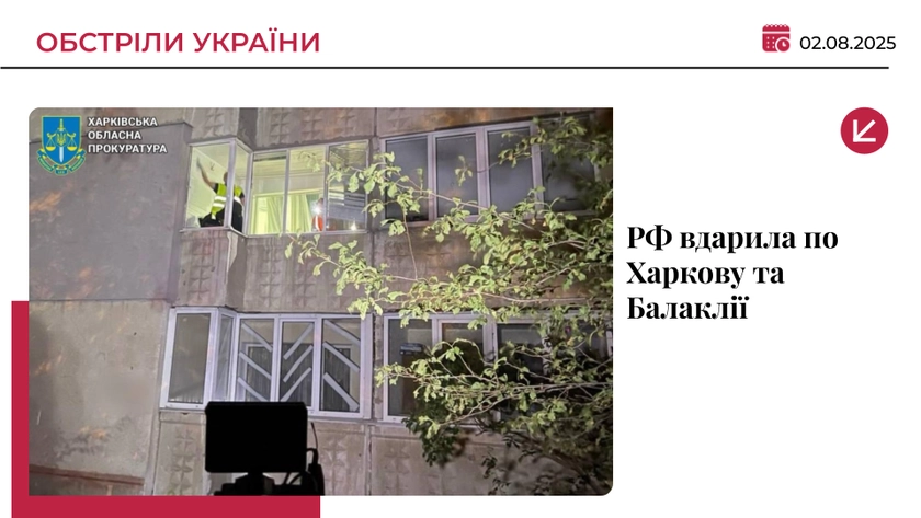 Через атаку дронів у Харкові 11 постраждалих