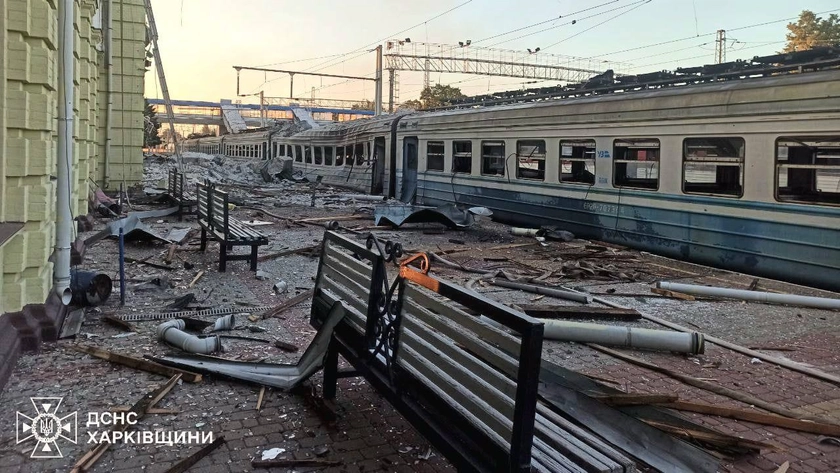 Russia Pounds Lozova Rail Hub Amid 46-Drone, Missile Barrage – 1 Dead, 10 Injured