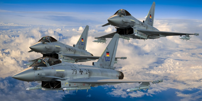Німеччина перекинула до Польщі винищувачі Eurofighter – що сталося