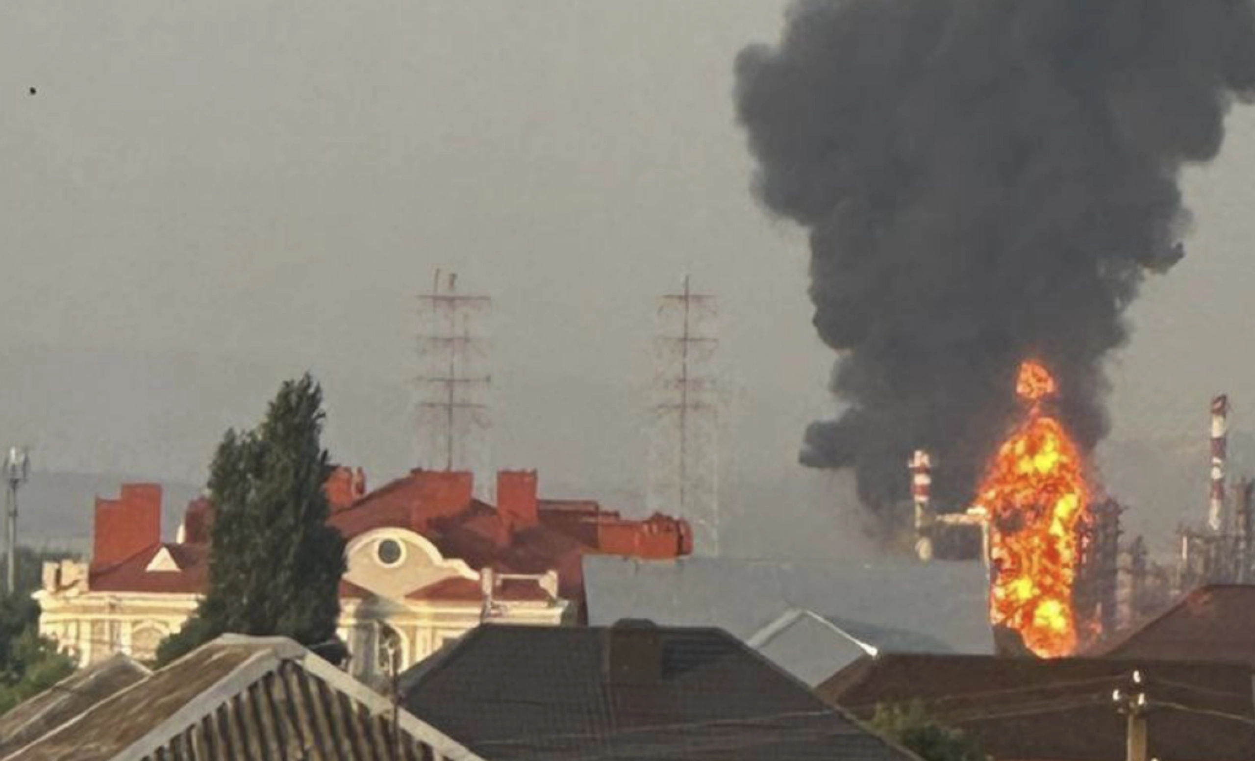 Oil, Bases, Railway Stations Ablaze as 82 Drones Pummel Russia