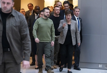 Zelensky e FMI Chefe discutem um novo programa de ajuda financeira, pois a Ucrânia enfrenta um lacuna de financiamento crescente