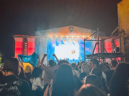 Mosh Pits and Military Aid: Inside Ukraine’s Loudest Act of Resistance