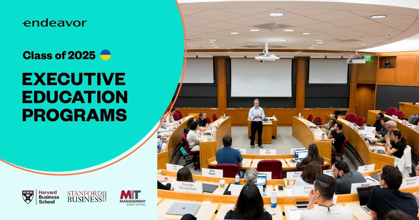 Ukrainian Tech Founders to Join Executive Education Programs at Harvard, Stanford, MIT