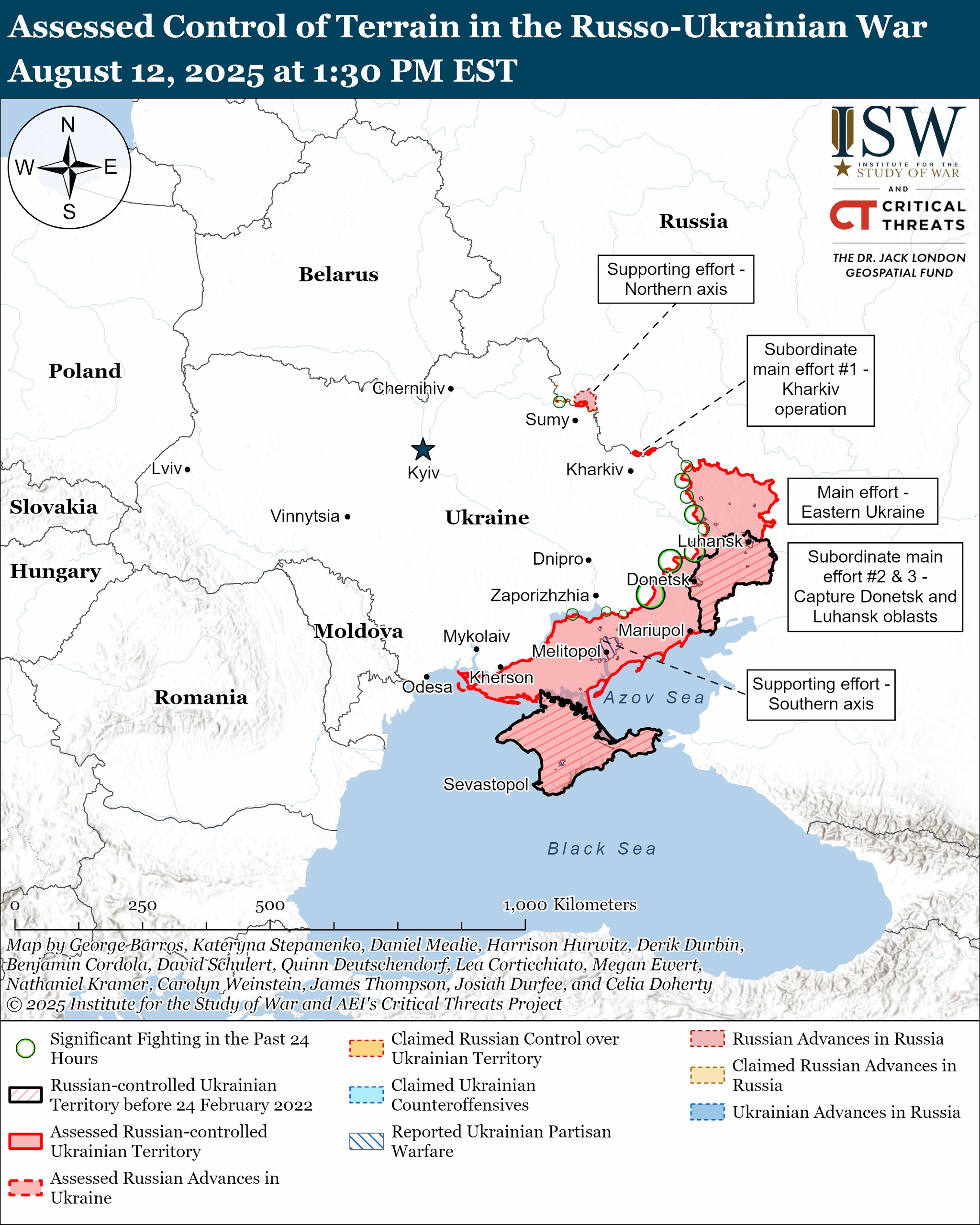 ISW Russian Offensive Campaign Assessment, August 12, 2025