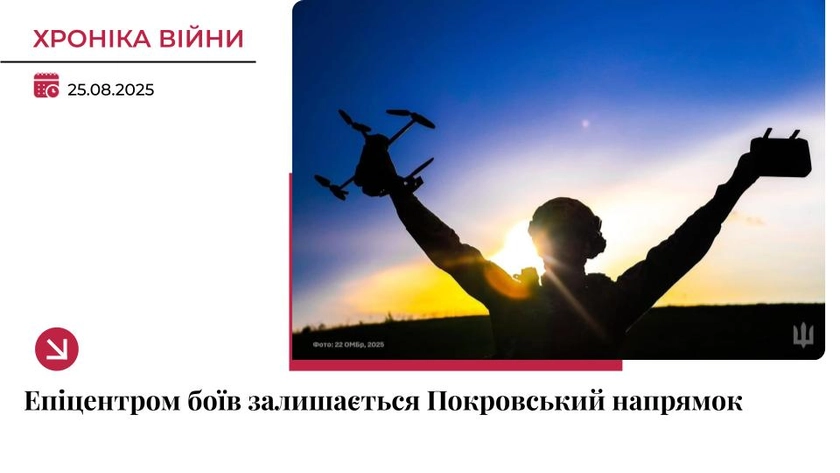 Хроніка війни: Армія РФ тисне на Покровському та Новопавлівському напрямках
