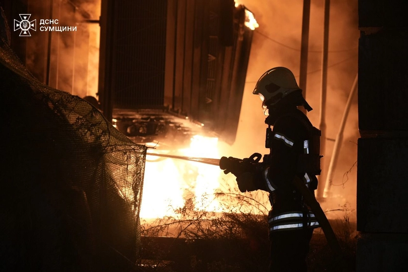 Russia Strikes Energy Facilities in Poltava, Causes Partial Blackout in Sumy