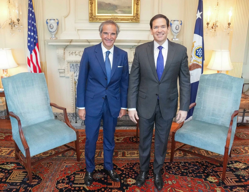 Rubio Hosts UN Nuclear Chief in Washington for Talks on Ukraine, Iran