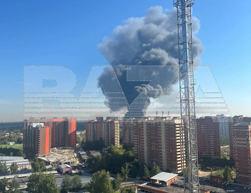 У Підмосков’ї палає хімзавод