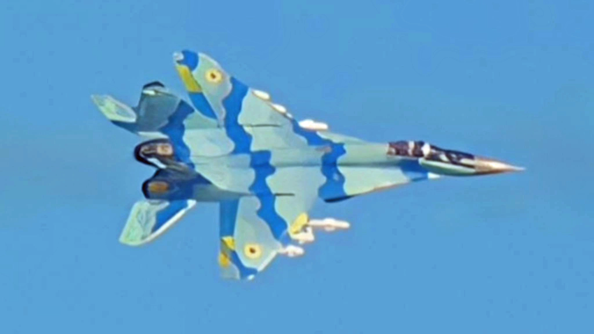 Restored, Armed Azerbaijani MiG-29 Spotted Over Ukraine