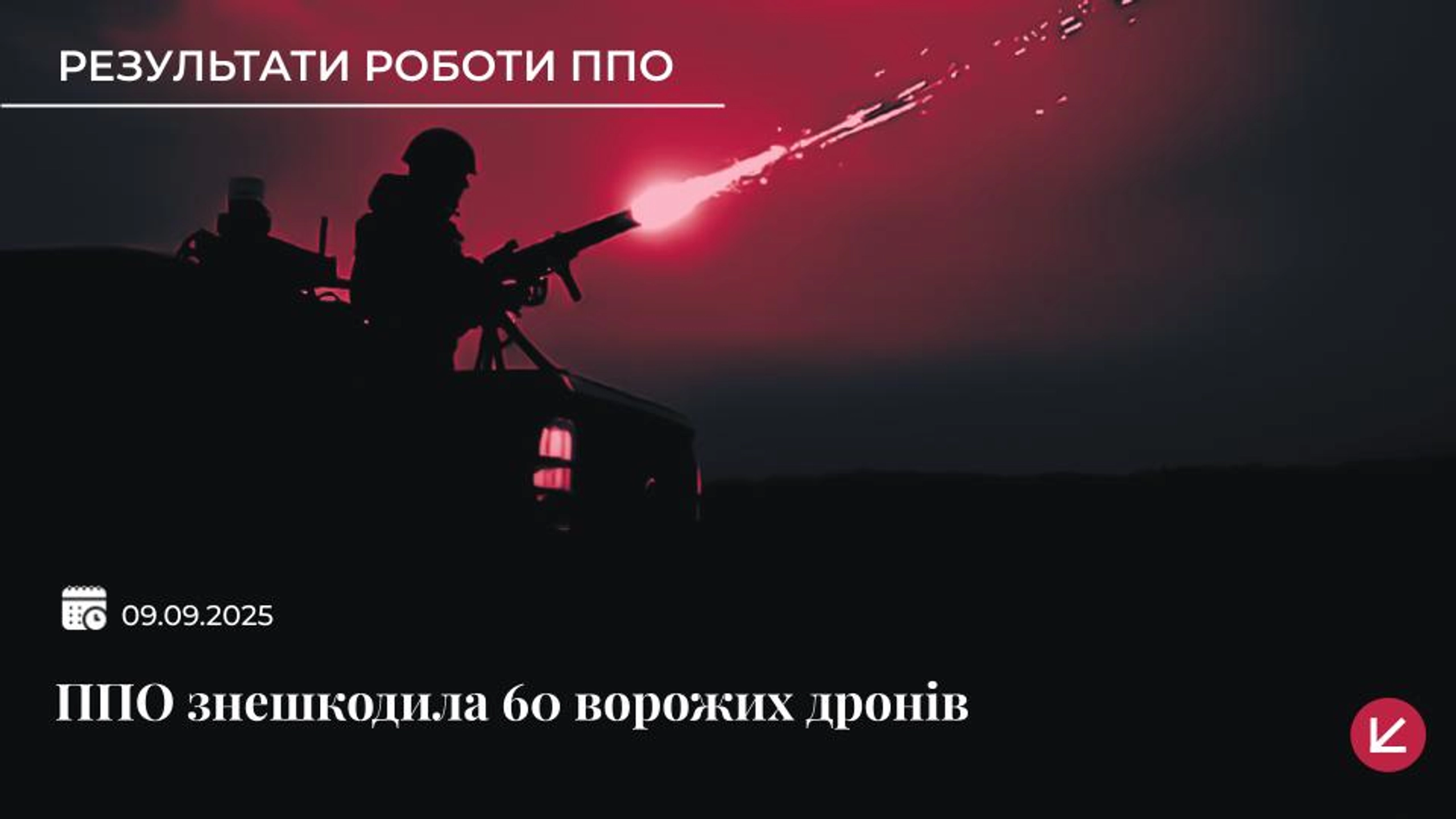 Українська ППО знешкодила 60 безпілотників під час нічної атаки Росії