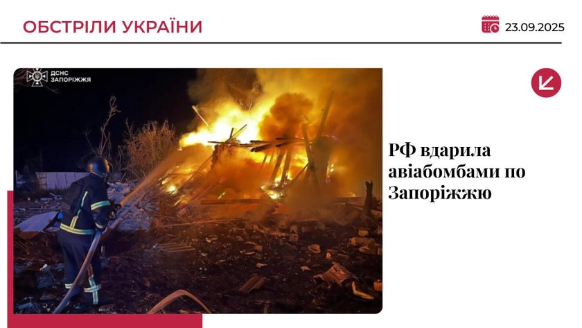 Росія вдарила авіабомбами по Запоріжжю: є загиблий