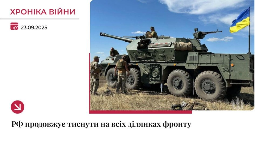 Хроніка війни: Російська армія продовжує тиснути на всіх ділянках фронту