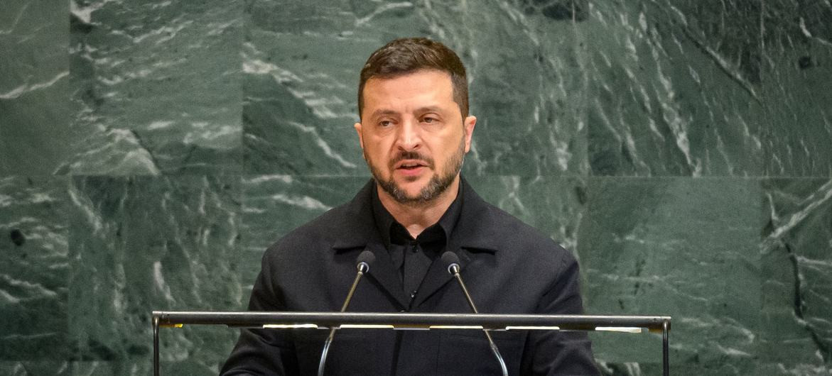 ‘Weapons Decide Who Survives’ - Zelensky Tells UN That International Institutions Have Failed