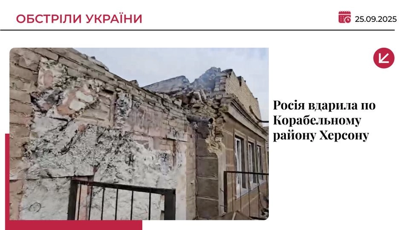 Росія вдарила по Корабельному району Херсона: є постраждалий