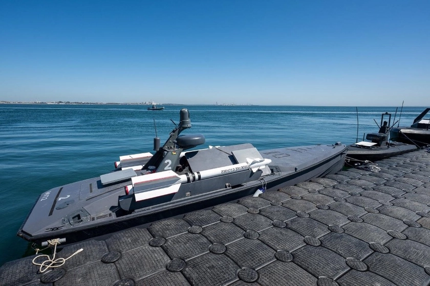 Ukrainian Naval Drones Play Enemy in Latest NATO Maritime Exercise