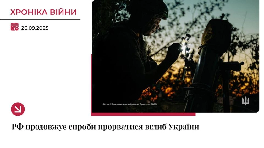 Хроніка війни: РФ не припиняє спроб просунутися вглиб території України