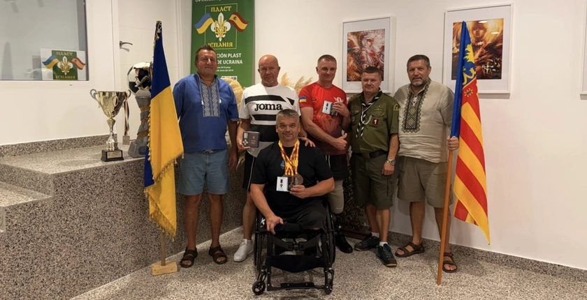 Українці Іспанії зустрілися з ветеранами ЗСУ, які вибороли 10 медалей на Strong Spirit’s Games