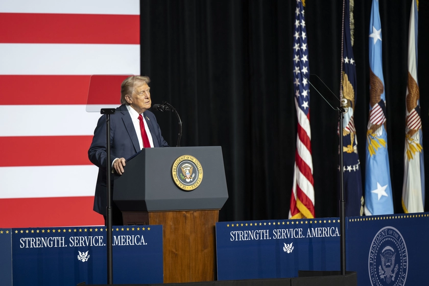 Trump Boasts of Submarine Deployment But His Focus Now on Enemy Within
