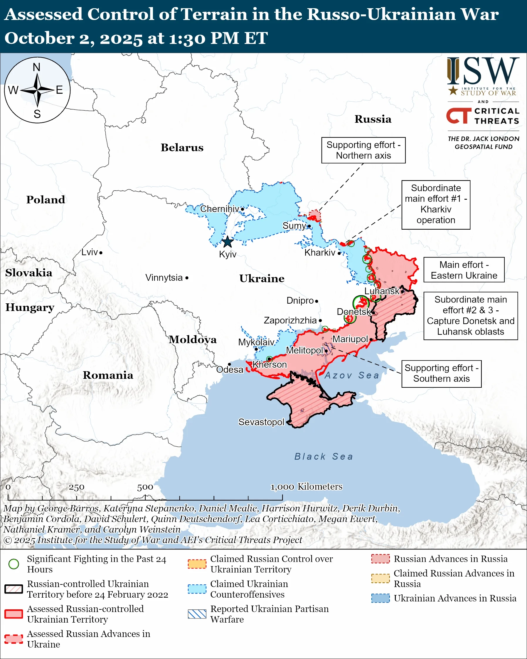 ISW Russian Offensive Campaign Assessment, October 2, 2025