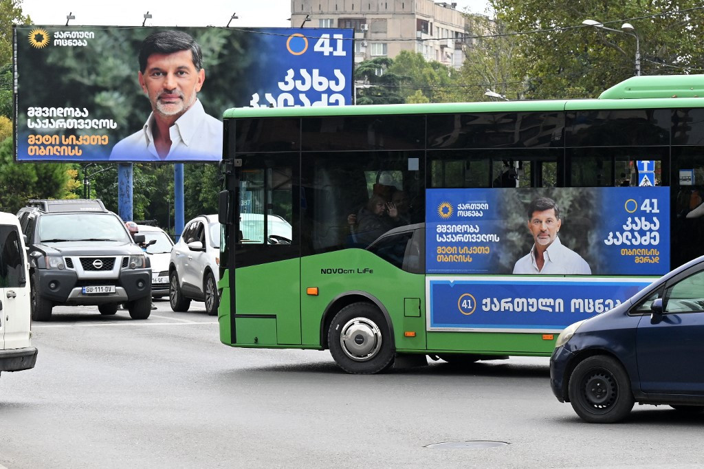 Georgia votes in local polls as opposition urges ‘last-chance’ protest