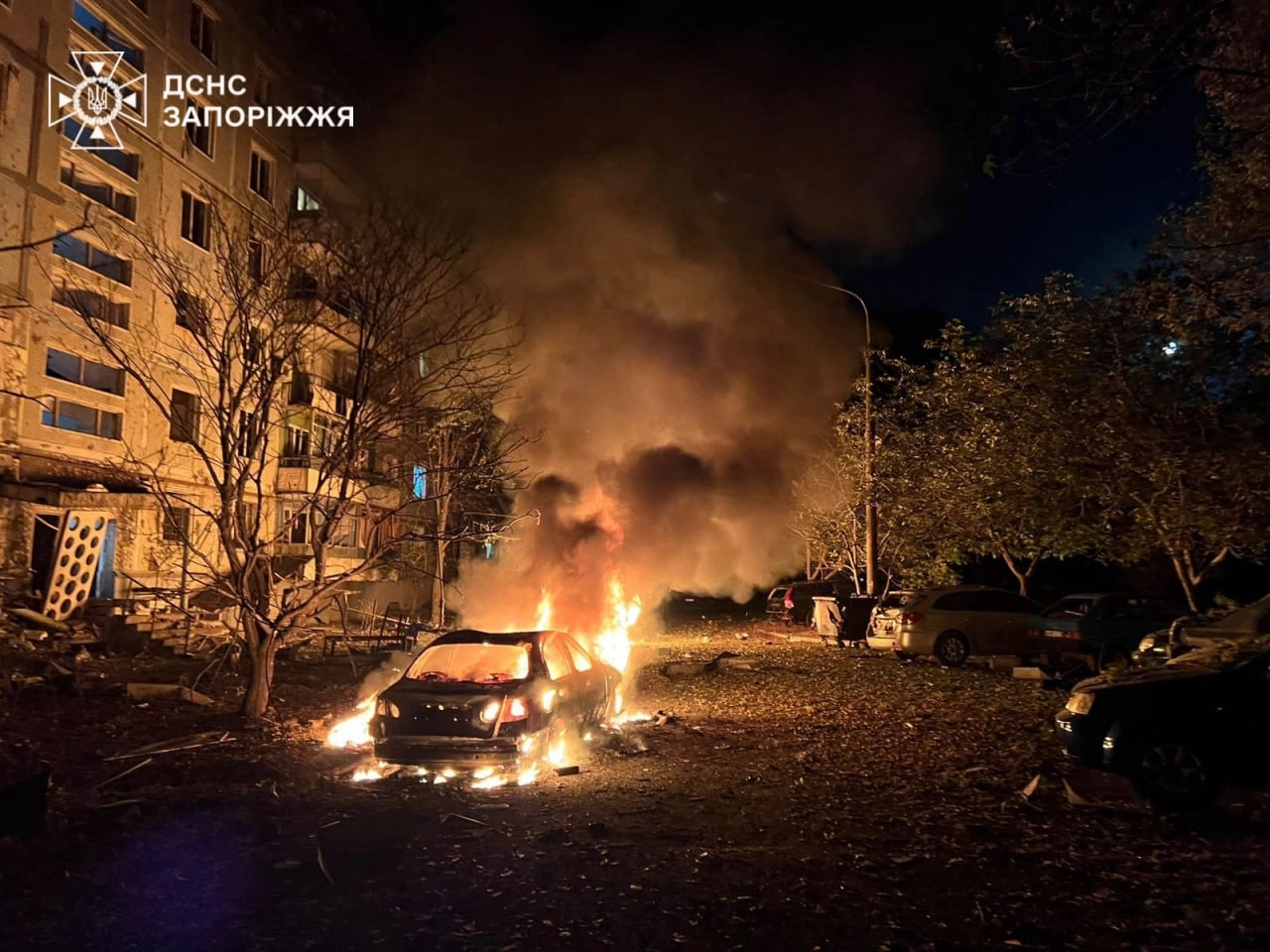 Ukraine Says Russian Strikes Kill 1, Wound 6, Poland Scrambles Fighters