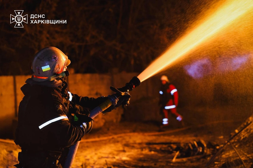 Russia Pounds Kharkiv With Overnight Drone Strike, Fires Erupt Across City