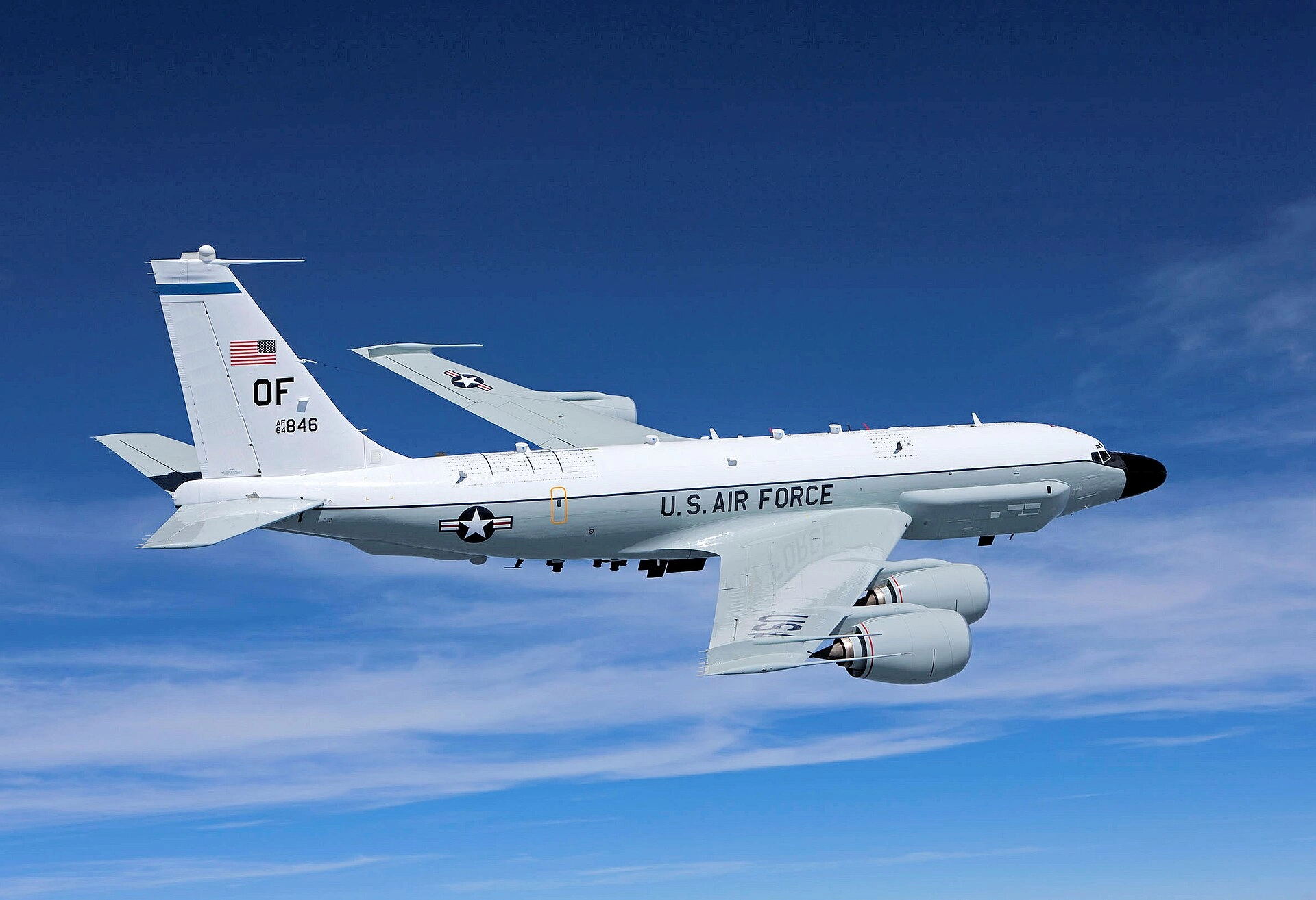 US Electronic Recce Jet Spotted Over Russia’s Kaliningrad Amid Mounting NATO-Moscow Tensions