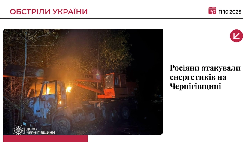 Росіяни атакували енергетиків на Чернігівщині: двоє загиблих