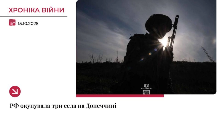Хроніка війни: Росіяни окупували три села на Донеччині