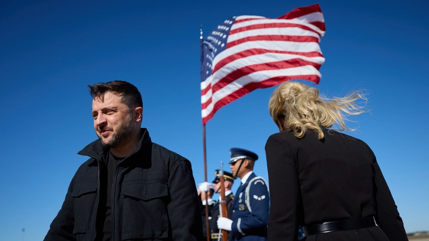 Zelensky Arrives in Washington Ahead of Trump Meeting