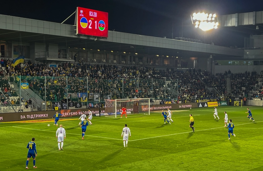 Україна - Азербайджан у Кракові: фоторепортаж