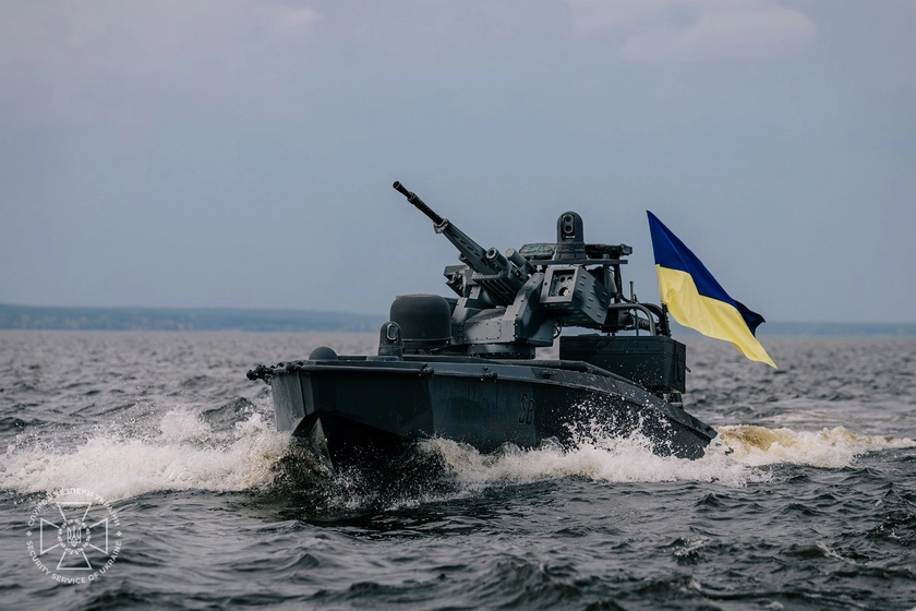 Ukraine Unveils New Gun-Wielding, Rocket-Launching Sea Baby Drones
