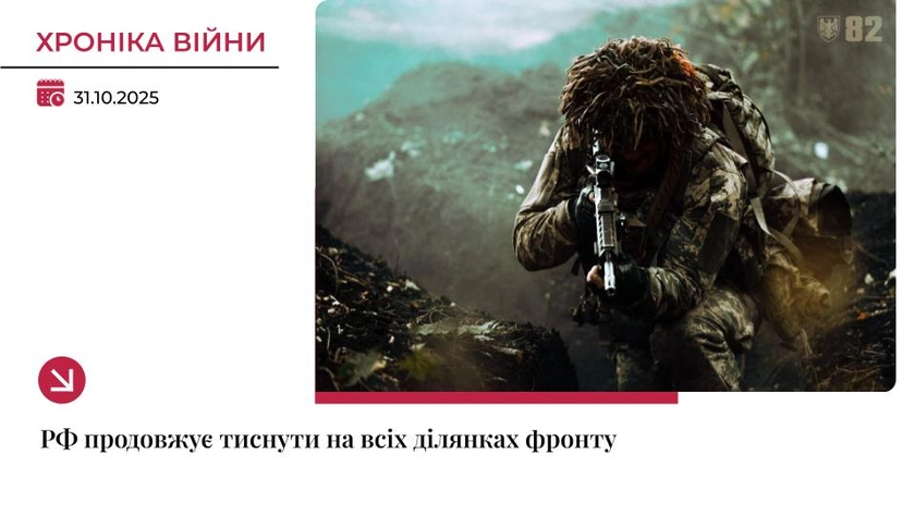 Хроніка війни: Армія РФ продовжує тиснути на всіх ділянках фронту