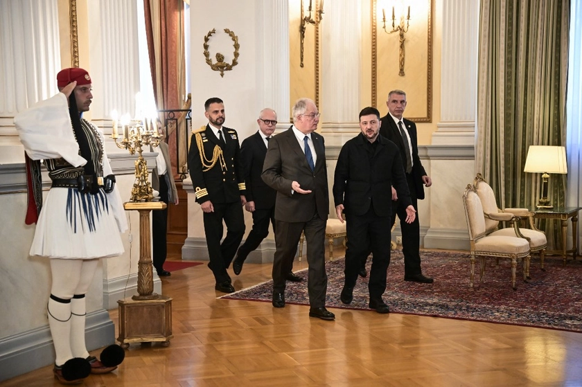 Президент Зеленський прибув до Греції