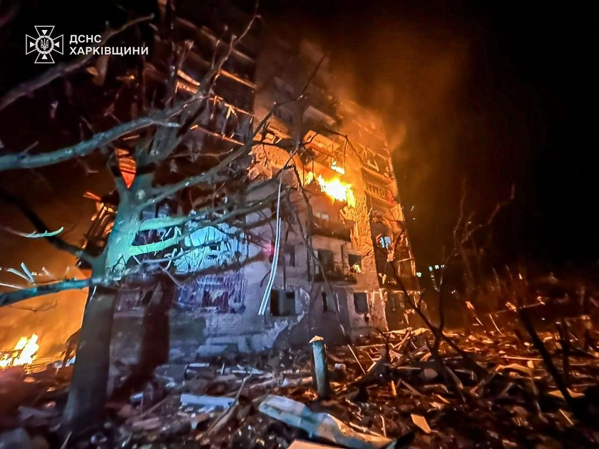 Russian Missile Strike Hits Kharkiv Region, Killing Three and Injuring Children