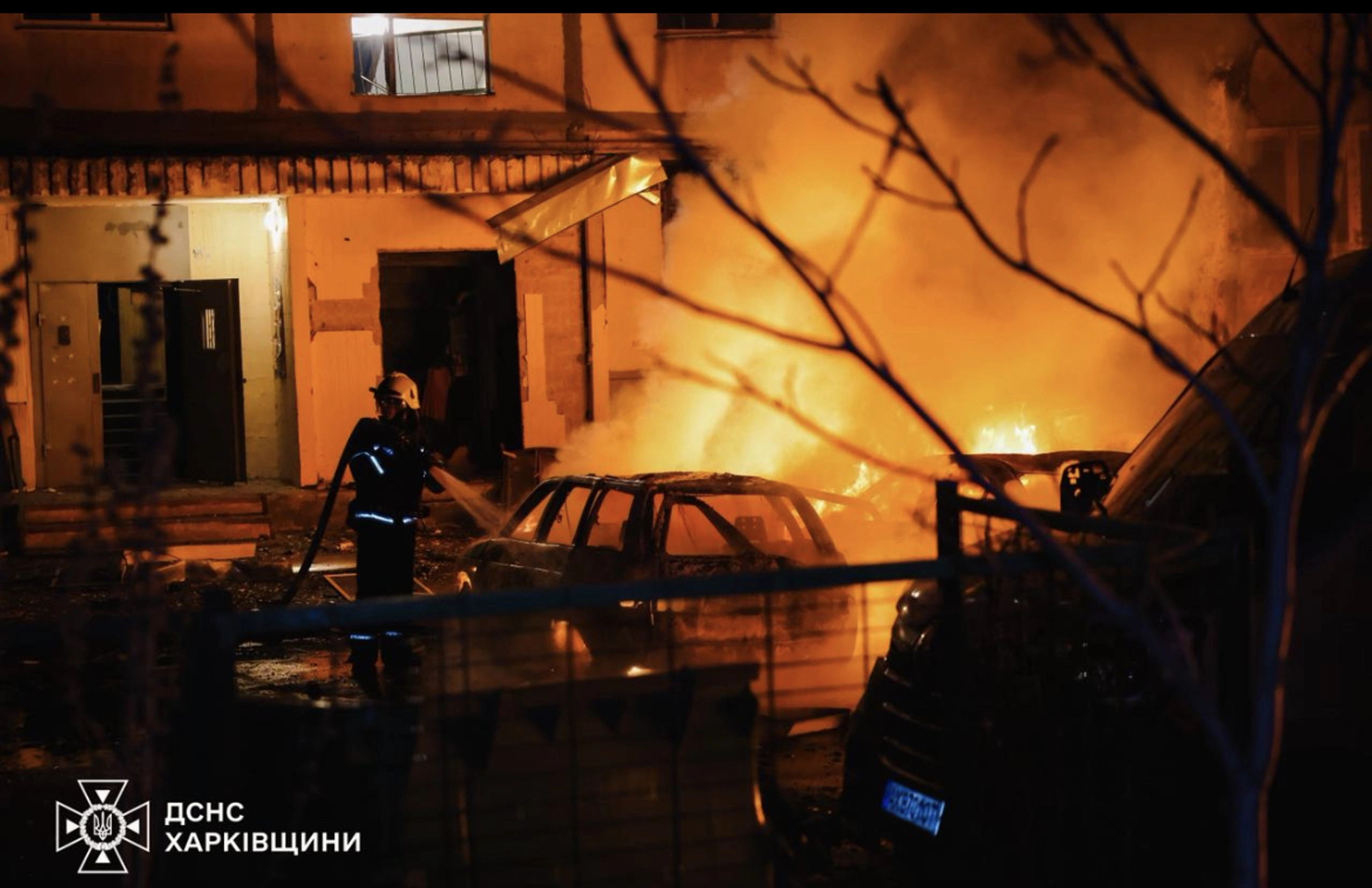 Russian Air Strikes Wound at Least 46 Civilians in Kharkiv