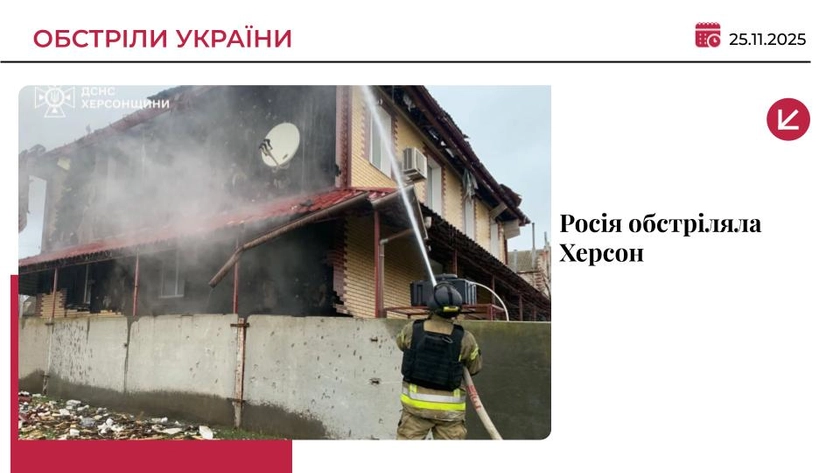 Росія вдарила по Дніпровського району Херсона: є поранений