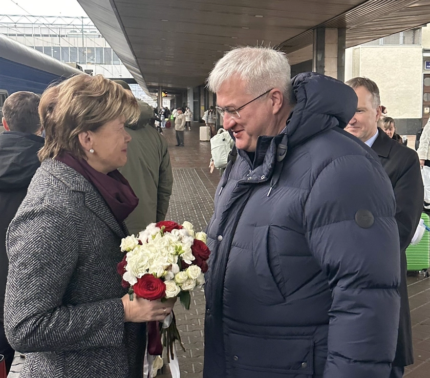 Очільниця МЗС Латвії Байба Браже прибула з візитом до Києва