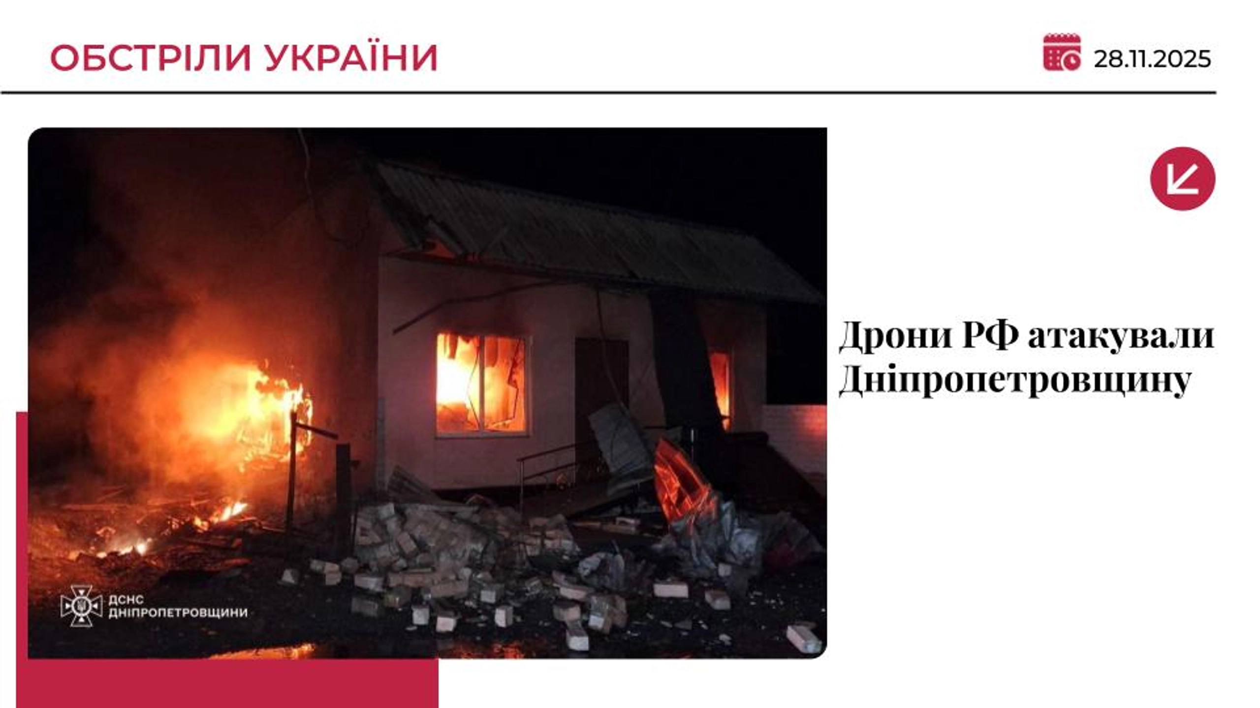 Російські дрони вдарили по Дніпропетровщині: є поранена