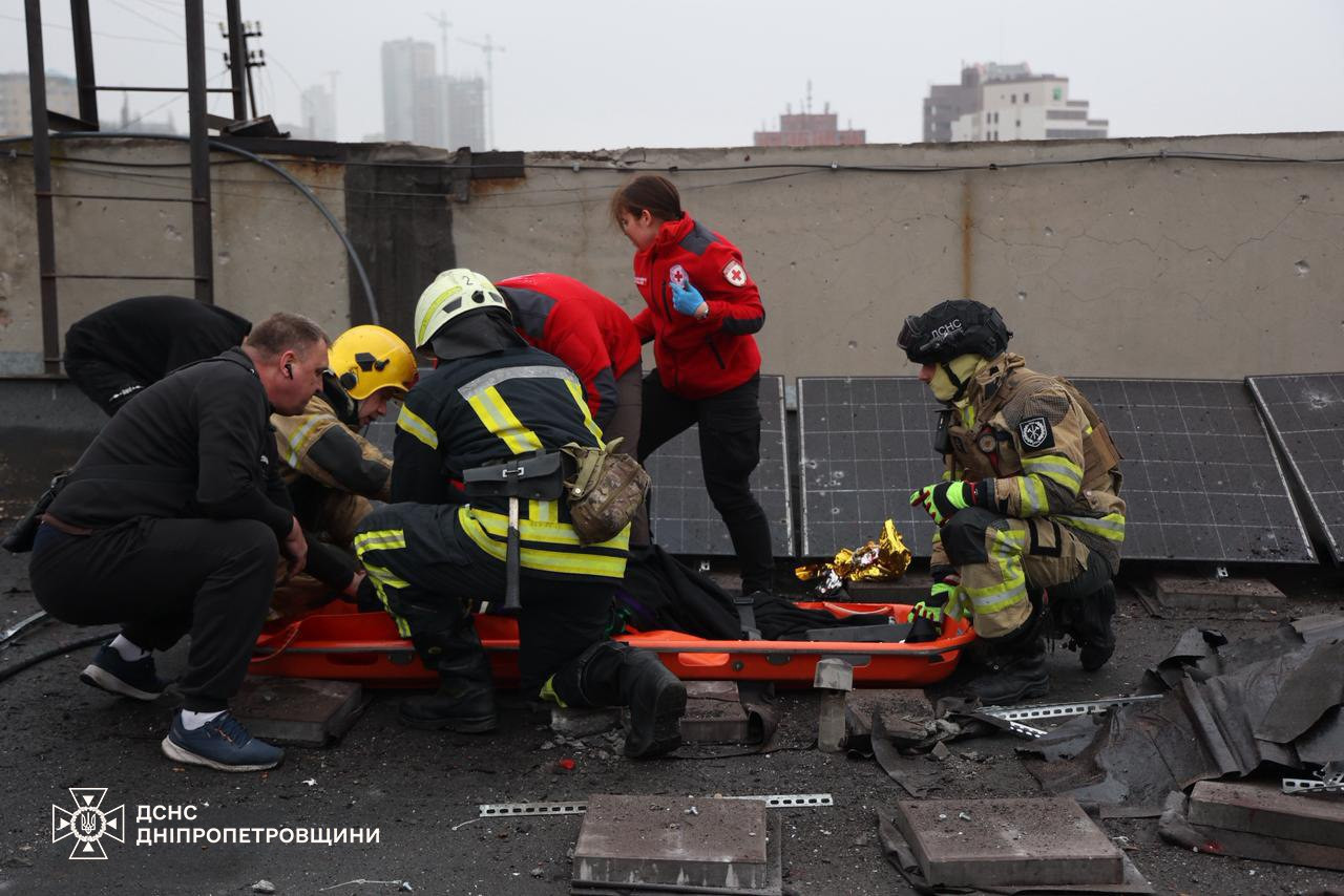 Russian Missile Strike on Dnipro Kills 4, Injures at Least 22