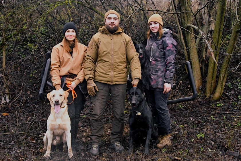 Hero Dogs: Rescue Canines Search For People Trapped in Post-Russian Attack Rubble