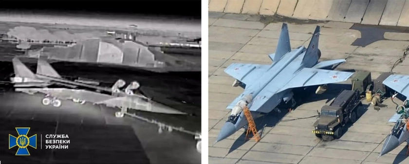 Дрони СБУ уразили С-400, «Панцир» та МіГ-31 на аеродромі Бельбек у Криму