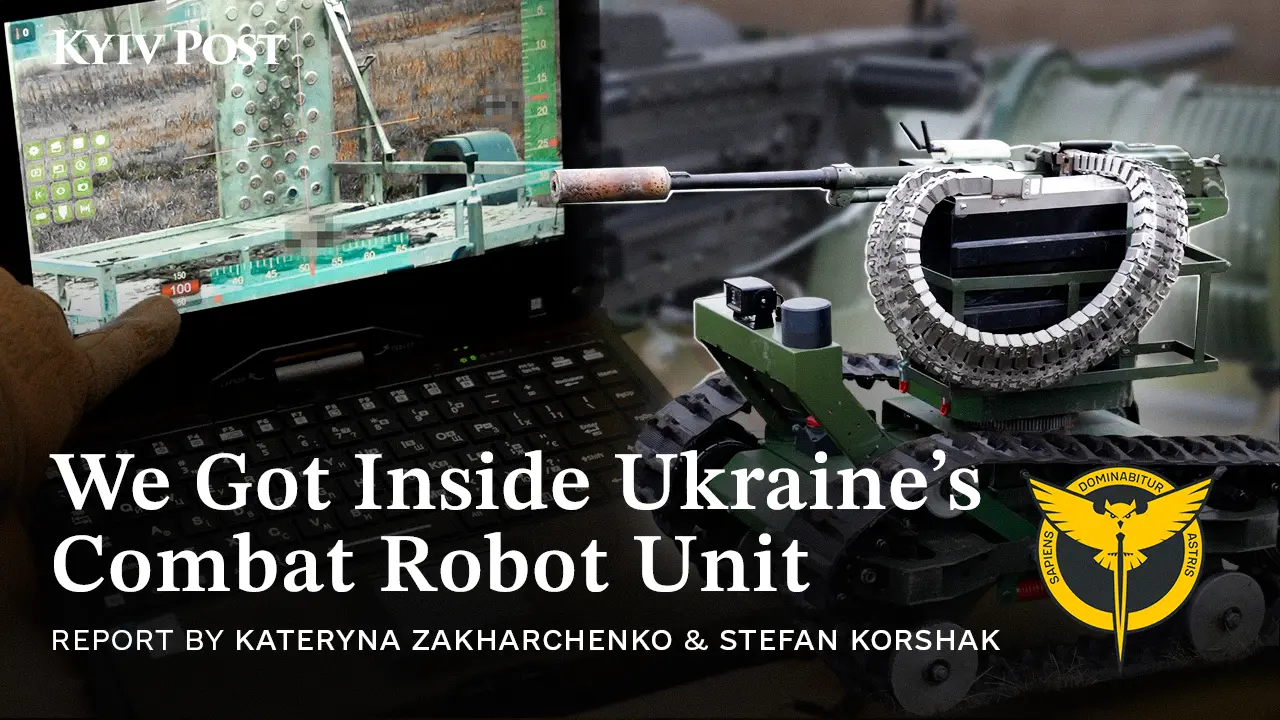 Ukraine’s Military Intel Let Us Drive Its Secret Combat Robot