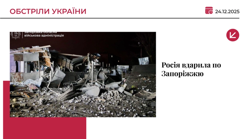 Росія атакувала Запоріжжя: є поранені та значні руйнування