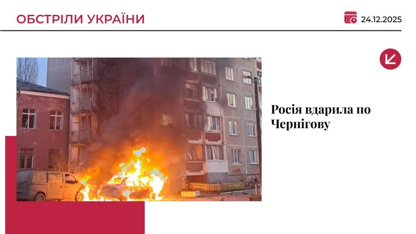 Обстріл Чернігова: є влучання в будинок та енергооб’єкт
