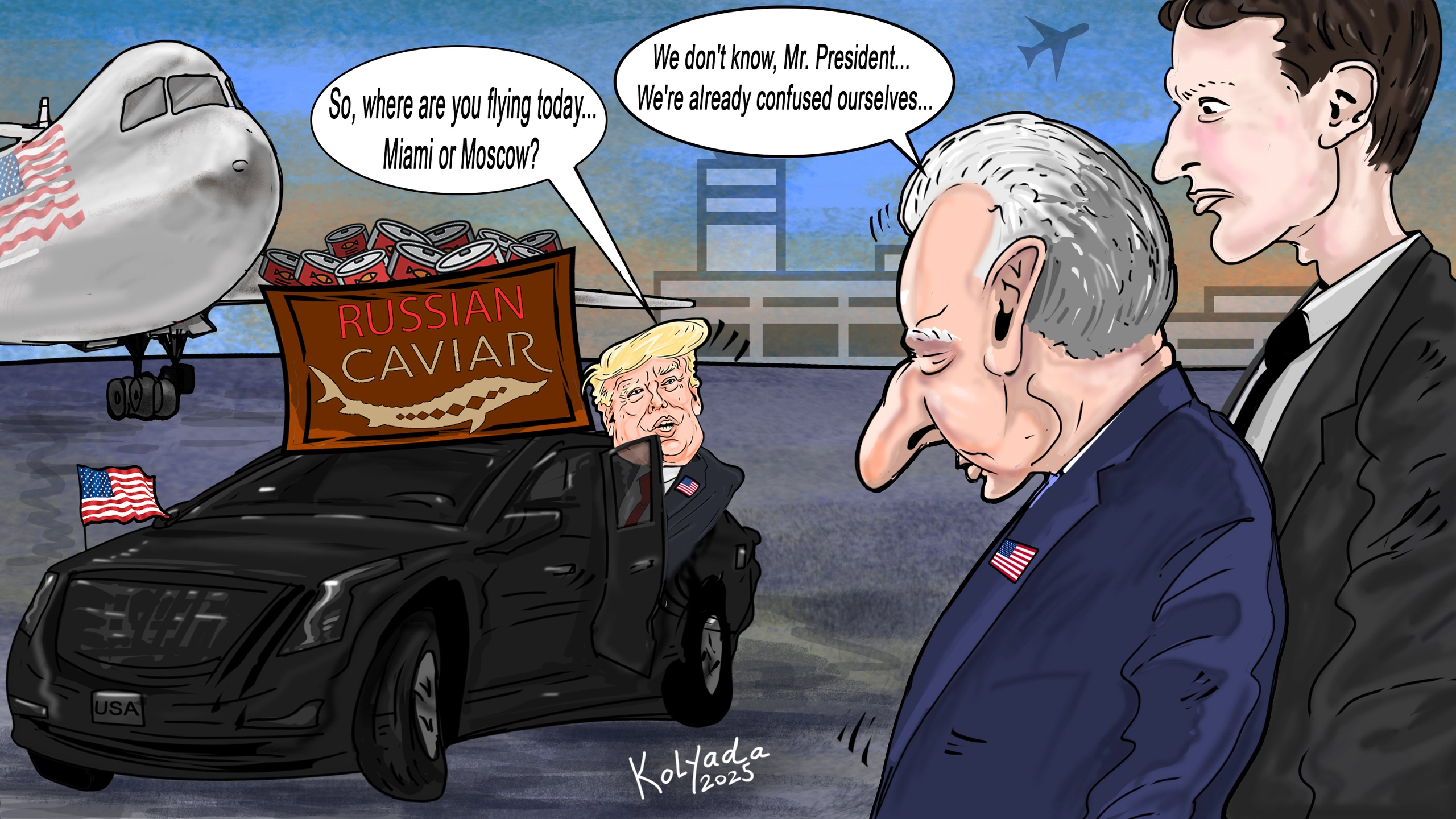 CARTOON: Going Around in Circles while Putin Continues to Kill and Grab