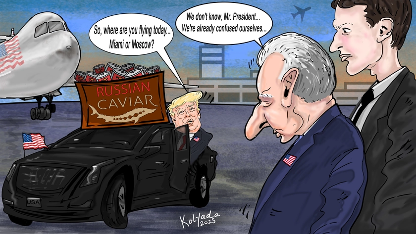 CARTOON: Going Around in Circles while Putin Continues to Kill and Grab