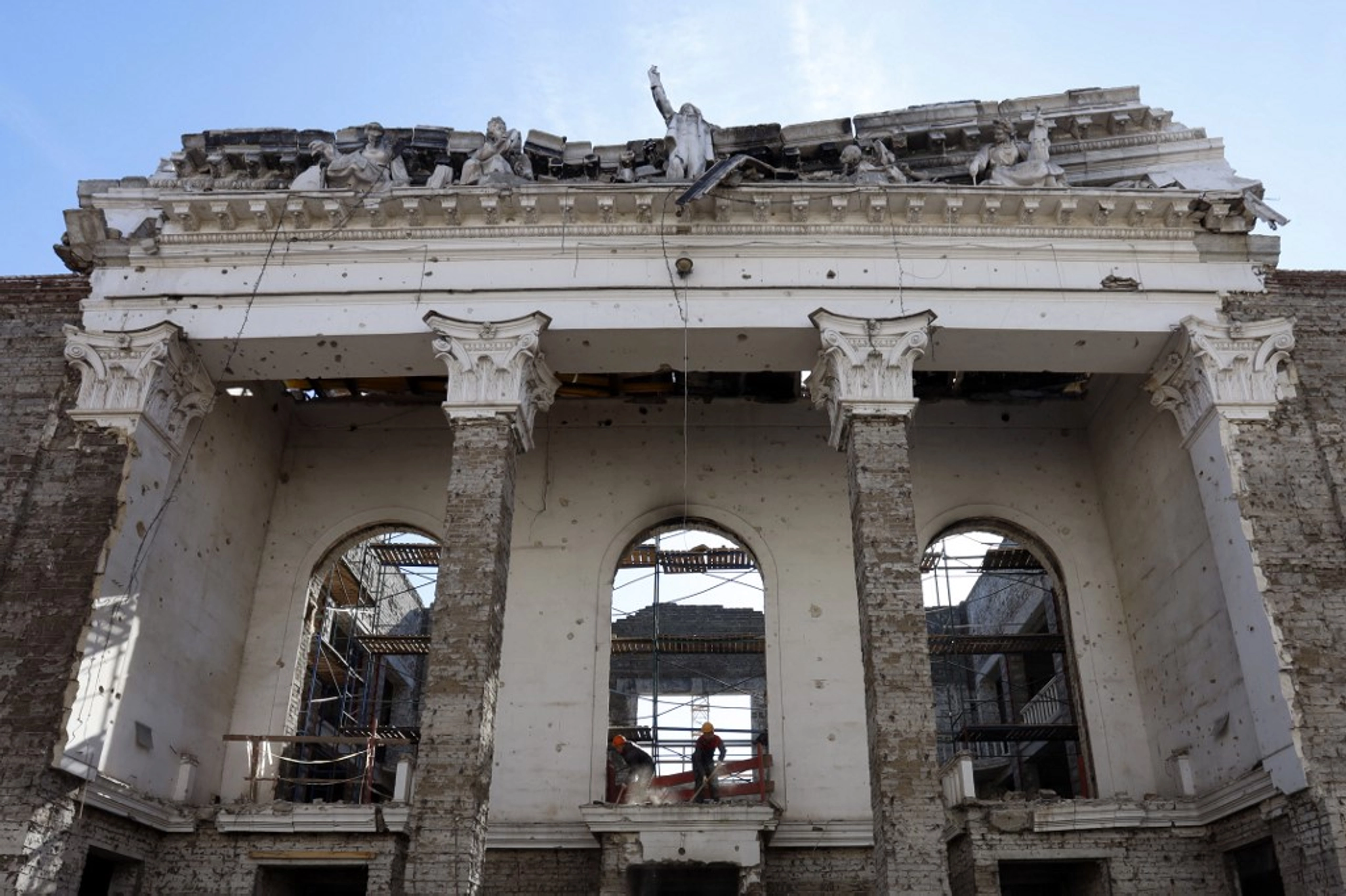 Mariupol Theater Where Civilians Were Bombed by Russians Celebrates Reopening