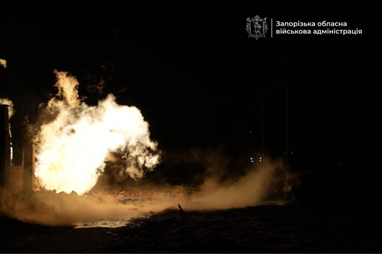 Russian Strike Hits Zaporizhzhia Infrastructure, Woman Injured as Odesa Repels Overnight Attack